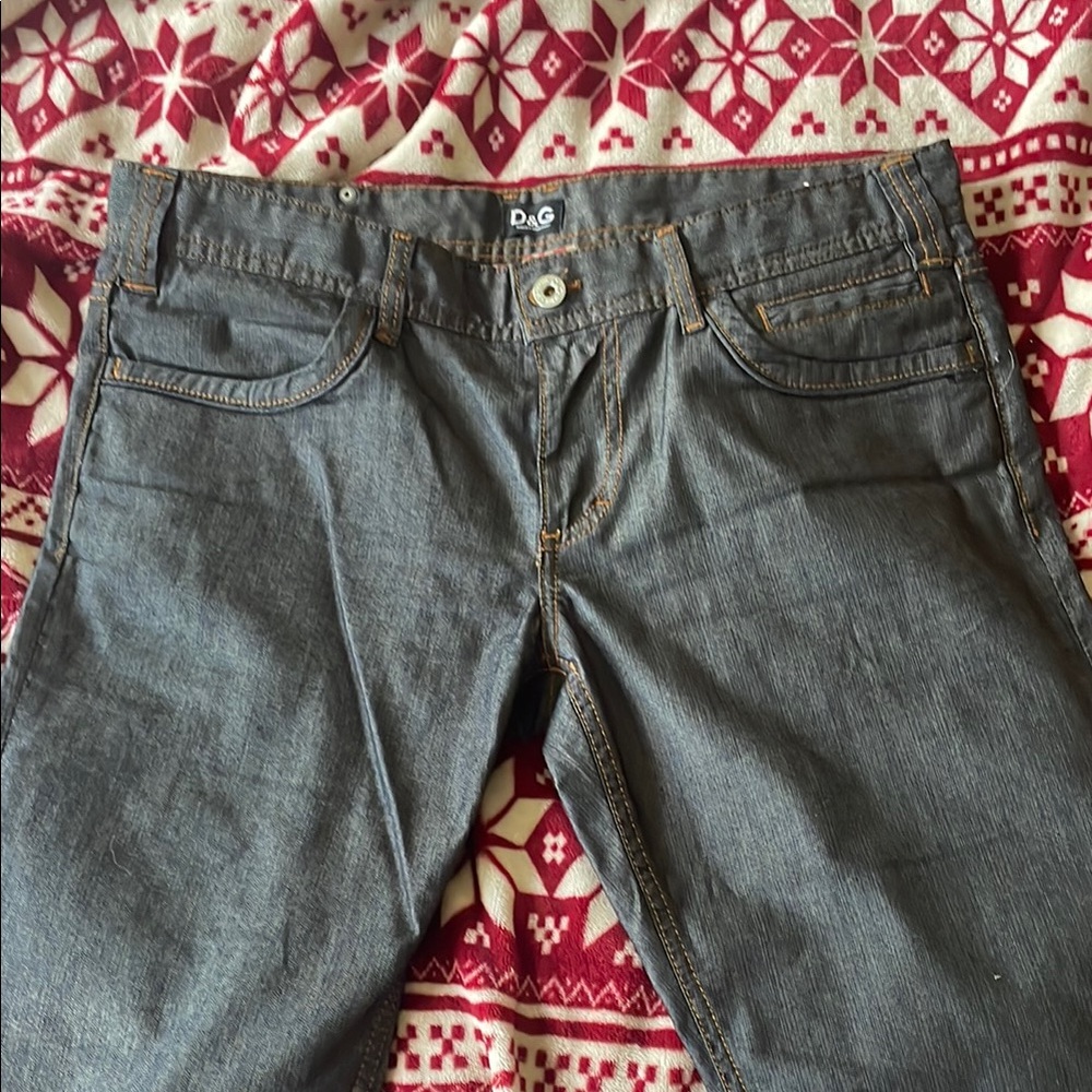 D&G Gray Slim Jeans Classic Style